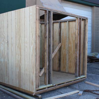 custom-built shed