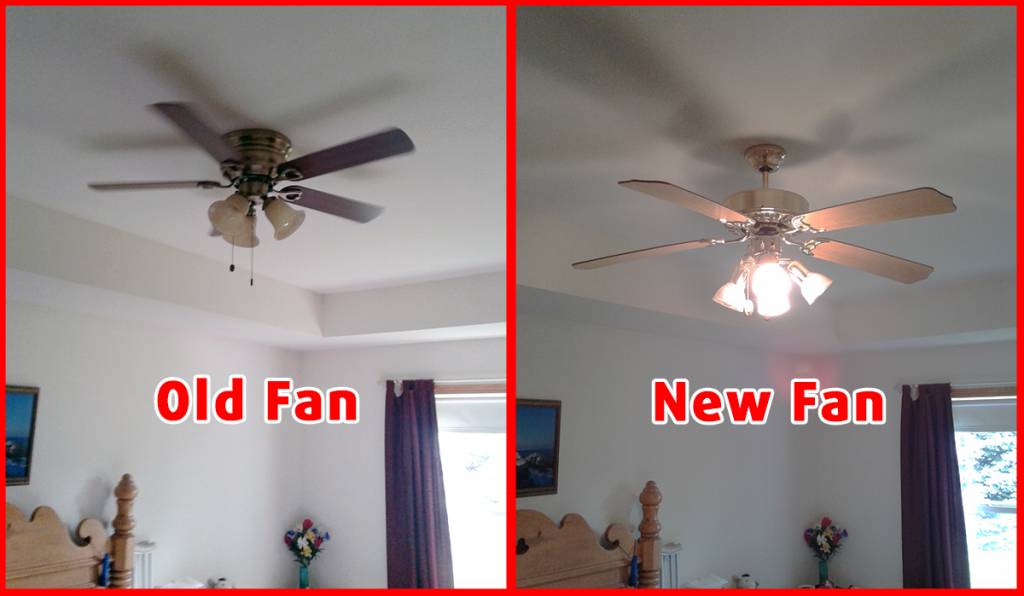 Updated Ceiling Fans Project Of The, Can A Handyman Install Ceiling Fans
