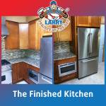 Finished Kitchen Remodel by Odd Job Larry