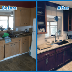 before and after kitchen remodel