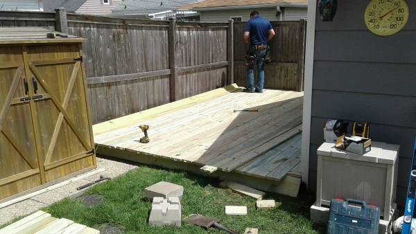 deck, deck builder, patio, wooden, framing, summer, handyman
