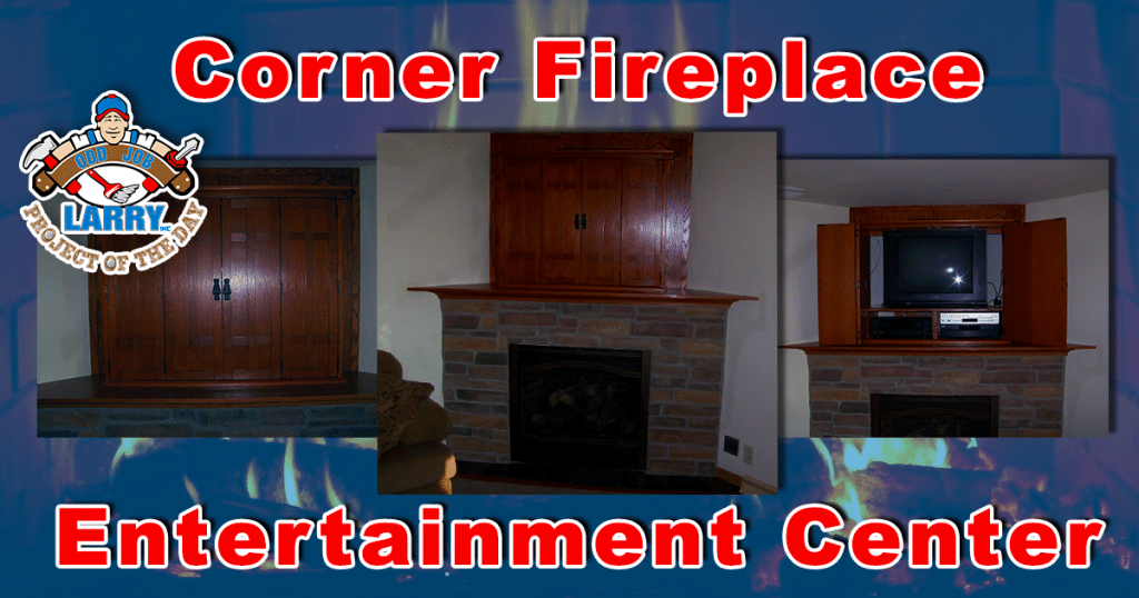 handyman fireplace entertainment center installation