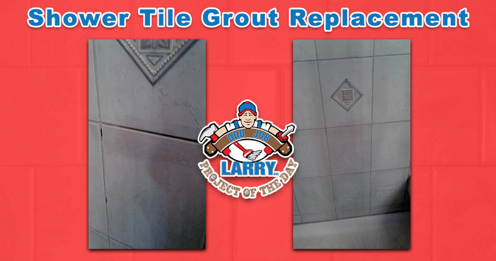 handyman shower tile grout replacement in libertyville