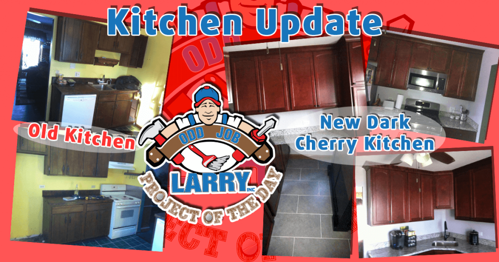odd job larry dark cherry cabinets kitchen remodeling